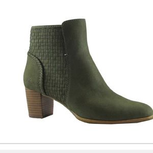 Sold!Jack Rogers Deborah Booties in Olive- Size 9M